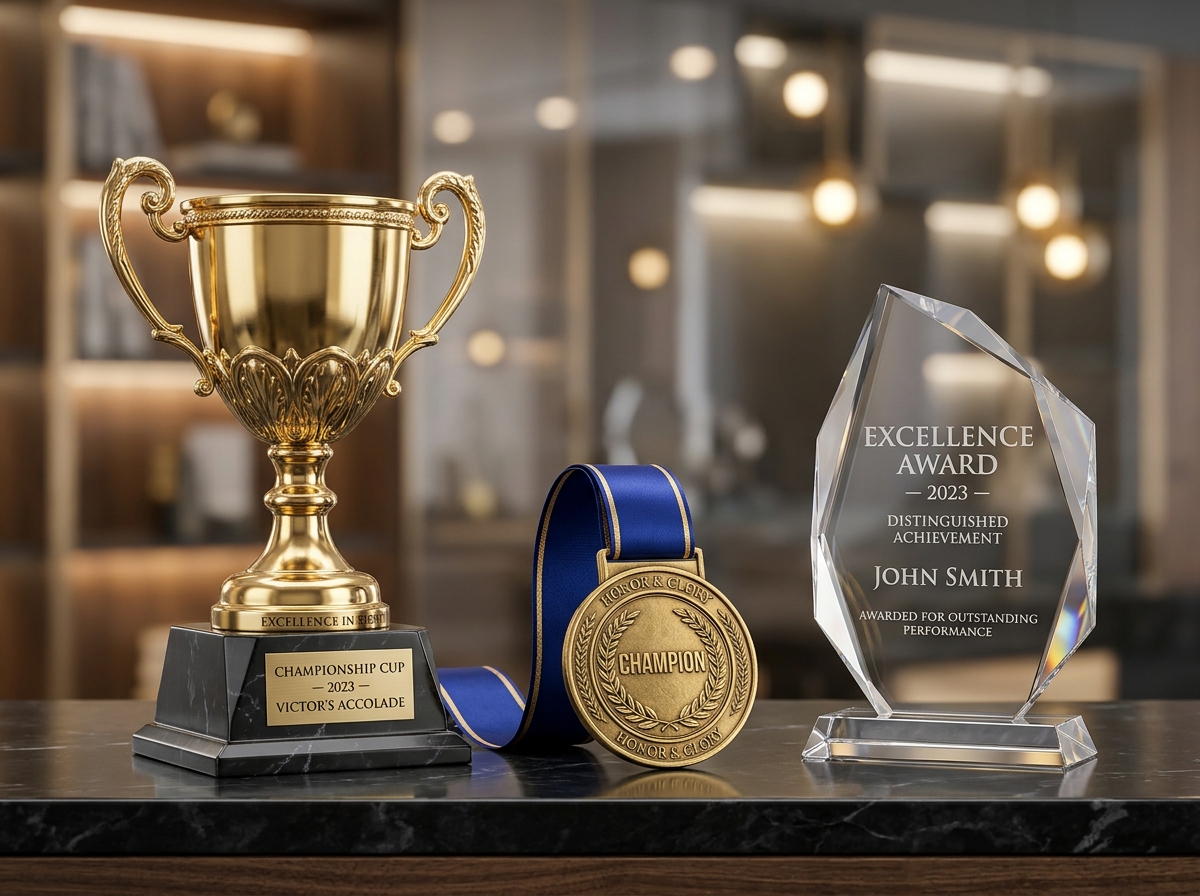 Layanan Custom Piala, Medali, dan Plakat Akrilik Jeequin Trophy