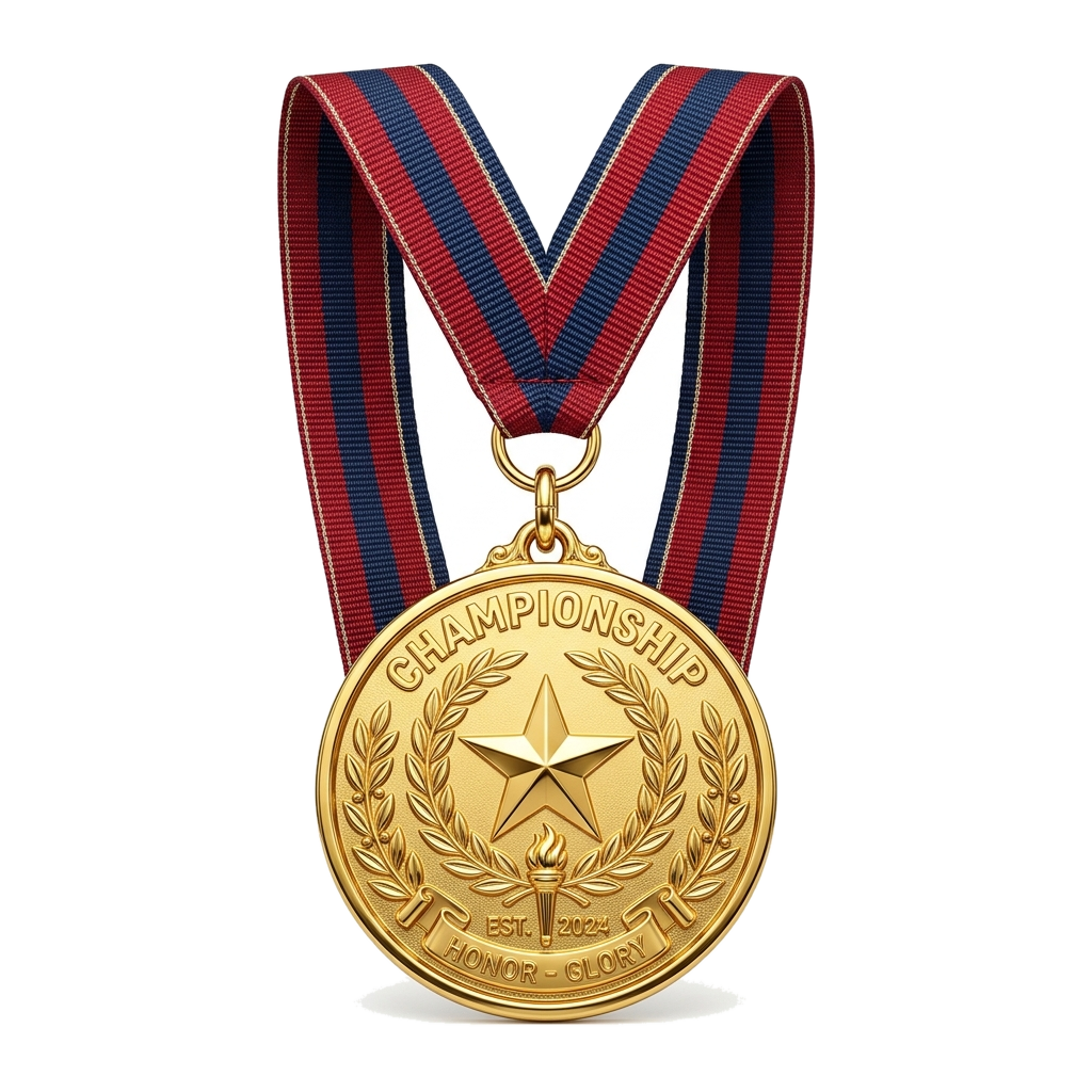 Gold Championship Medal